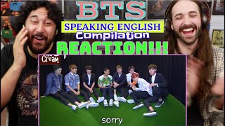 BTS Speaking English Compilation  REACTION [upl. by Keegan]