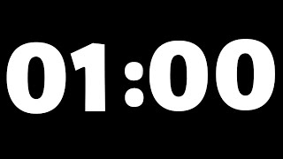 ⏳✨ Temporizador de 1 Minuto  Cuenta Atrás Perfecta para Desafíos Rápidos y Tareas Breves ⚡ [upl. by Leur]