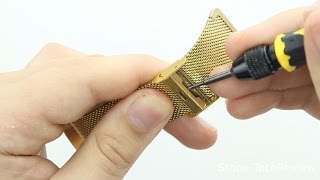 Tutorial How to Adjust a Mesh  Milanese Watch Band [upl. by Ahiel889]