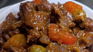 kalderetang Kambing Goat Stew [upl. by Annawaj]