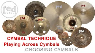 Cymbal Technique  Playing Across Cymbals  How to Choose Cymbals Series [upl. by Naryt613]