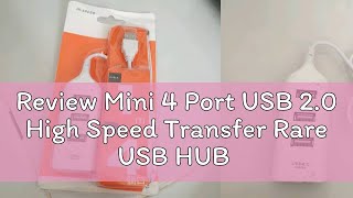 Review Mini 4 Port USB 20 High Speed Transfer Rare USB HUB [upl. by Lein947]