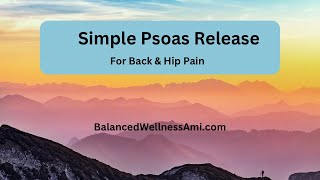 Simple Psoas Release [upl. by Aihsenor]