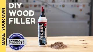 make your own DIY WOOD FILLER [upl. by Tutt]