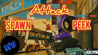 Attack SpawnPeek  Rainbow Six Siege [upl. by Welton]