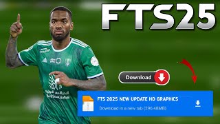 Fts 2025 Apk Obb amp Data New Update Hd Graphics Latest Transfers 2425 Android Offline [upl. by Annnora653]