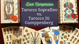 Tarocco Soprafino Vs Tarocco Di Gumppenberg by Il Meneghello with Cassidy the Cardslinger [upl. by Trescha]