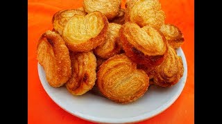 البالمي السريعة و المقرمشة Recette de palmiers [upl. by Esidarap]