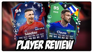 94 ALEXIS SANCHEZ amp 95 CLAUSS  PLAYER REVIEW  Ultimate Team 24 [upl. by Antonie425]