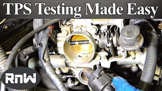 How to Test a Throttle Position Sensor TPS  With or Without a Wiring Diagram [upl. by Irem]