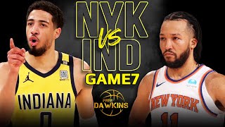 New York Knicks vs Indiana Pacers Game 7 Full Highlights  2024 ECSF  FreeDawkins [upl. by Swanhildas986]