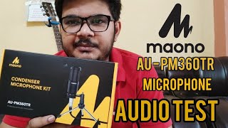 MAONO AUPM360TR MICROPHONE  AUDIO TEST  HEADPHONES RECOMMENDED [upl. by Akihdar]