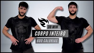 Treino HIIT de 30 minutos para PERDA DE GORDURA  treino de CORPO INTEIRO em casa [upl. by Lazaro]