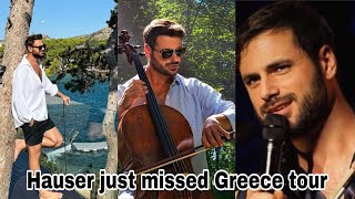 stjepan Hauser just missed Greece tour 💜💜💜 [upl. by Nilrak30]