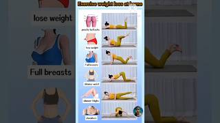 6 Exercise to lose weight at home sports exercise yoga weightloss fitnessroutine [upl. by Annasiul]