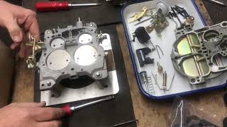 Quadrajet Power  Quadrajet Carburetor Disassembly amp Reassembly step by step process [upl. by Yentrok]