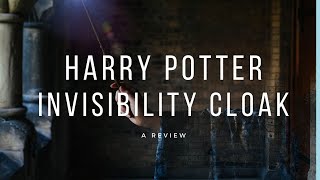 HARRY POTTER INVISIBILITY CLOAK REVIEW [upl. by Nannoc457]