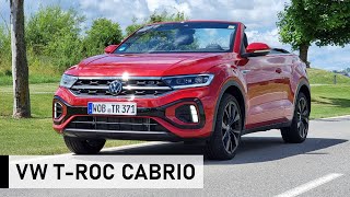 2022 VW TRoc Cabrio RLine Konkurrenzlos  Review Fahrbericht Test [upl. by Ladnyk39]