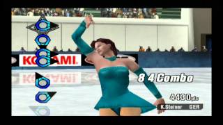 ESPN International Winter Sports Gamecube  Figure Skating  5585 Points [upl. by Cristy]