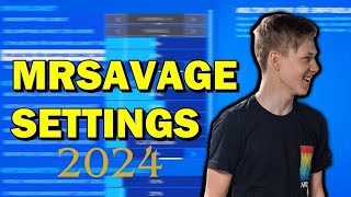 MrSavages NEW Settings 2024 FORTNITE SETTINGS [upl. by Nilorac]