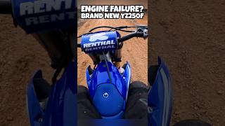 Engine Failure Brand New YZ250F [upl. by Genny]