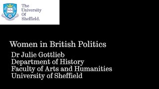 Women in British politics  The University of Sheffield [upl. by Constantino]