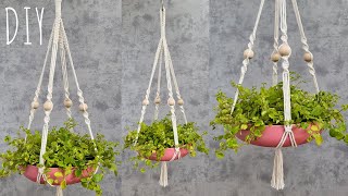 🌿DIY PORTAMACETAS de MACRAME paso a paso PRINCIPIANTES  DIY Macrame Plant Hanger for Beginners [upl. by Elram]