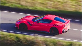 Ferrari F12 TDF FIRST DRIVE 770bhp Ferrari V12 Craziness [upl. by Lolanthe]