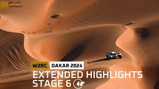 Extended Highlights  Stage 6 pt1  Dakar 2024  W2RC [upl. by Nancee711]