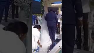 Bride Falls into Pool at her Wedding 😂 [upl. by Nongim395]