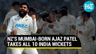 Ind vs NZ Ajaz Patel claims record 10 India wickets in an innings Kumble reacts to ‘Perfect 10’ [upl. by Ainot520]