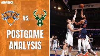 Knicks Bounce Back With Full Team Win Over Bucks  New York Knicks [upl. by Yenaj]