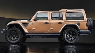 Jeep Wrangler Overlook Concept – A threerow offroader loaded with luxury touches [upl. by Oner]