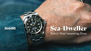 Rolexs Most Interesting Dive Watch  the SeaDweller ref 16600 [upl. by Olav743]