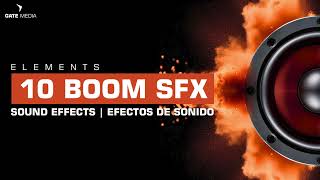 10 INSANE CINEMATIC BOOM SFX FOR VIDEO EDITING [upl. by Yecart494]