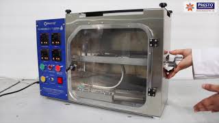 Flammability Tester Manufacturer amp Supplier in India  Presto Group [upl. by Hakaber]