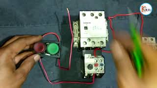 DOL Starter Control Wiring  Direct Online Starter Circuit Connection By Electric Guru [upl. by Proctor]