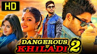 Allu Arjun Blockbuster Action Hindi Dubbed Movie  Dangerous Khiladi 2  Amala Paul Catherine [upl. by Lenz]