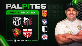 PALPITES DE FUTEBOL PARA HOJE 28 07 2023 SEXTAFEIRA  BILHETE PRONTO  Boleiros Tips [upl. by Mac411]