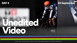 Day 4 Raw Video  2024 UCI Road and Paracycling Road World Championships [upl. by Prudence]