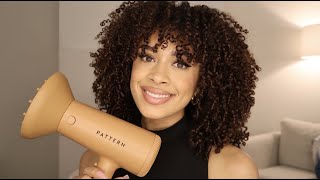 How I Diffuse My Curly HairNEW PATTERN Blowdryer [upl. by Eynenihc621]