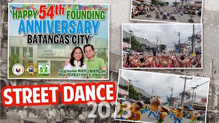 Batangas City 54th Foundation Day 2023 Street Dance batangascity streetparade batangas [upl. by Estel]