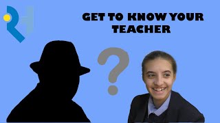 Get to Know Your Teacher Mr Bissoon [upl. by Lemmie981]