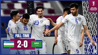 AFCU23  QFinal  Uzbekistan 2  0 Saudi Arabia [upl. by Nevil]