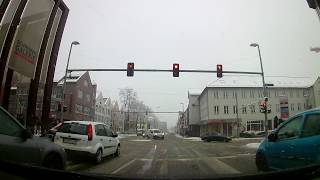 Driving through Stuttgart Vaihingen POV  Winter amp Snow [upl. by Wenger588]