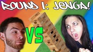 KPopp VS Whiteboy  ROUND 1 Jenga 3 Round Tourney [upl. by Anoy]