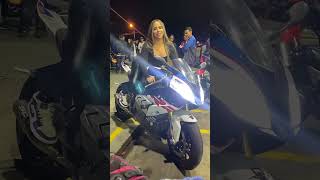 BMW S1000rr M Sport Pro with loudest exhaust Arrow  youtubeshorts shortsfeed shorts motovlog [upl. by Brock534]