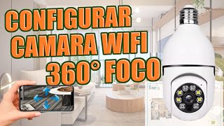 cofigurar CAMARA WIFI FOCO 360° PTZ [upl. by Nosila]