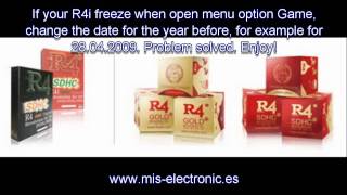 How to fix R4  R4i freezing after choosing option Game [upl. by Asyla]