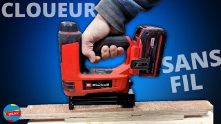 TEST Cloueuseagrafeuse SUR BATTERIE ​​ Einhell TECN 18LI [upl. by Asiralc225]